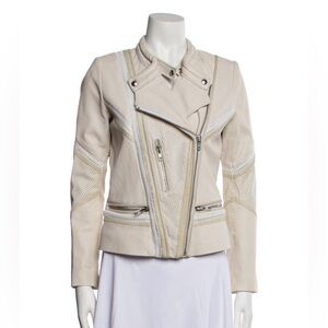Iro Lamb Leather Biker Jacket FR 40